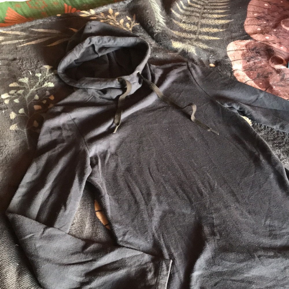 fox cowl neck hoodie